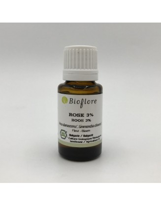 Huile essentielle de Rose de Damas dilution 3% bio - 15 ml - Bioflore