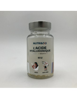 L'Acide Hyaluronique - 60 gélules - Nutri & Co
