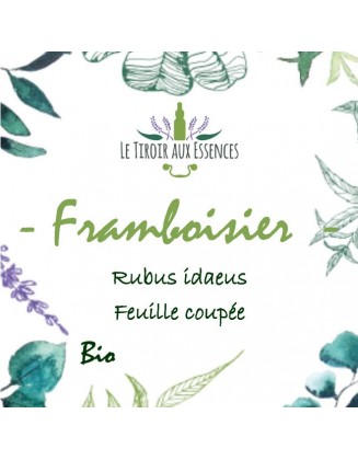 Framboisier bio - Feuilles coupées - France - 80g