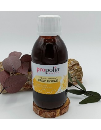 Sirop Gorge - Propolis, Miel & 9 extraits de plantes - 145ml - Propolia