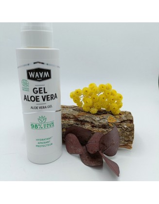 Gel d'Aloe Vera - 98% aloe vera - bio - 200 ml - Waam