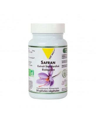 Safran  30mg -  Extrait standardisé  - 30 gélules - Vit'All+