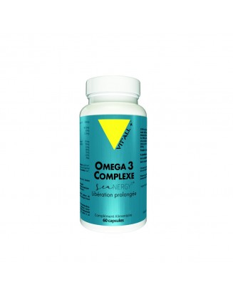 Oméga 3 Complexe SeaNergy3 - 60 capsules - Vit'All+
