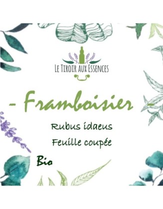 Framboisier bio - Feuilles coupées - France - 80g