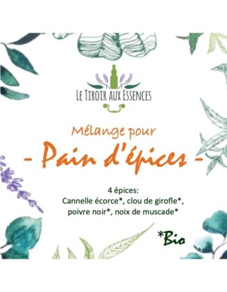 Mélange pour pain dépices bio - 100g