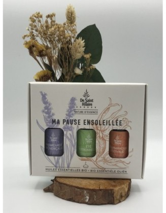 Ma pause ensoleillée - Coffret aroma Synergies - De Saint Hilaire