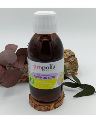 Sirop du Soir - Propolis, Miel & 4 extraits de plantes - Bio - 145ml - Propolia