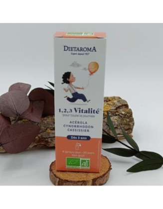 Spray 1 2 3 Vitalité - 30 ml - Dietaroma