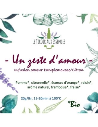 Un Zeste dAmour - Infusion Pamplemousse/Citron - 100g