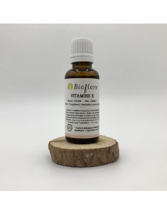 Vitamine E bio + pipette compte-gouttes - 30 ml - Bioflore
