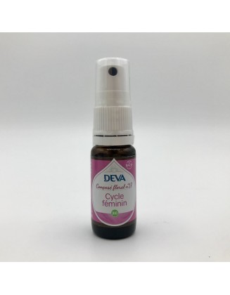 17 Cycle féminin - Spray élixir floral 10 ml - Deva