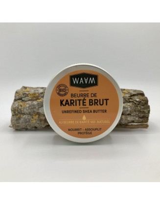 Beurre de Karité Brut - 100 ml - Waam